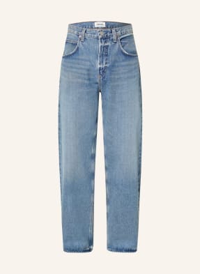 Agolde Džíny Fusion Jean Baggy Fit frctr fracture (dk wsh chrcl olive)