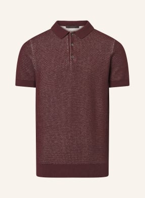 Windsor. Pletené Polo Tričko Cashmilo koňaková / bílá