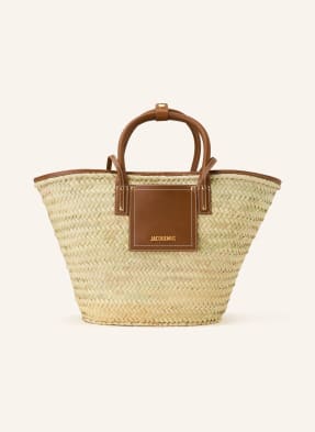 Jacquemus Taška Le Panier Soli režná / zlatá