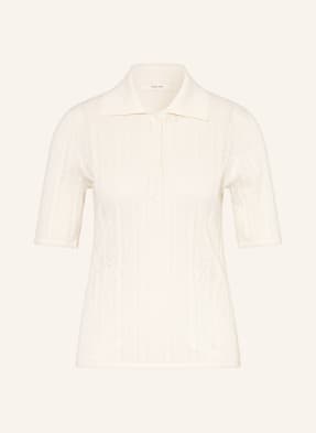 Selected Pletené Polo Tričko krémová