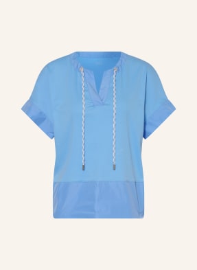 Marc Cain Tričko Z Kombinace Materiálů 362 little boy blue