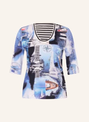 Marc Cain Tričko S 3/4 Rukávem 362 little boy blue