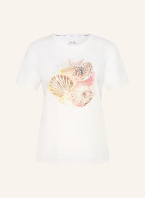 Marc Cain T-Shirt Mit Schmucksteinen weiss