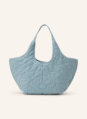 Seidenfelt Shopper Huuvari blau