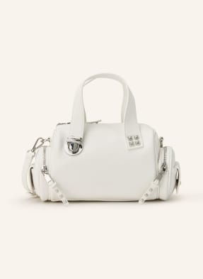 Seidenfelt Handtasche Jokela Mit Nieten weiss