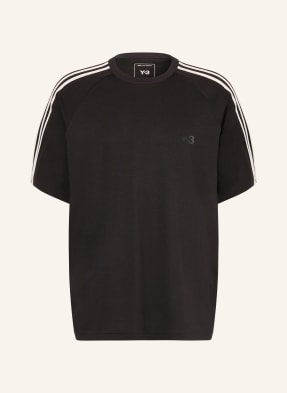 Y-3 Tričko S Pruhy černá