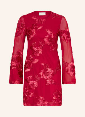 Neo Noir Mesh-Kleid Dirina rot