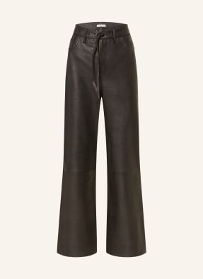 Mrs & Hugs Lederhose braun