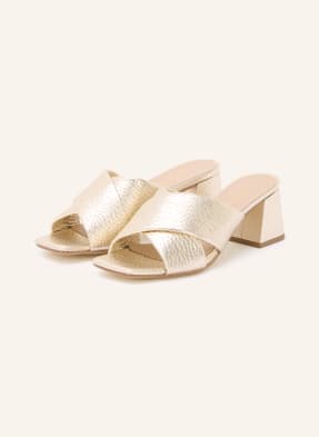 Darling Harbour Mules gold