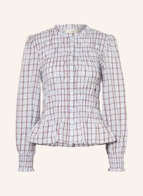 Neo Noir Bluse Mocca blau