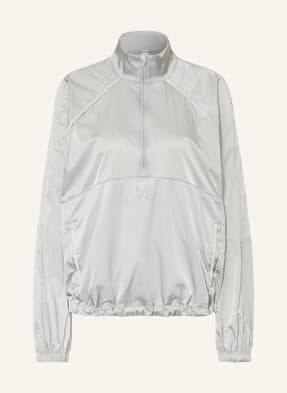 Lululemon Bunda Na Trénink Stretch-Satin Flocked světle šedá