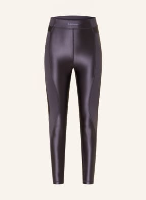 Lululemon Běžecké Legíny Satin Shine 25in tmavě fialová