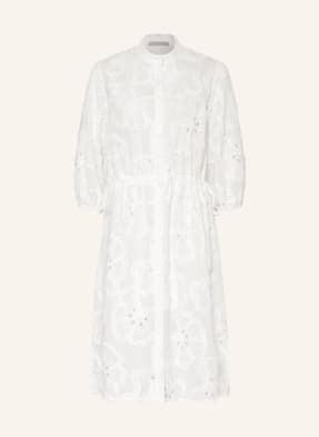 Lilienfels Kleid Mit Lochspitze Und 3/4-Arm weiss
