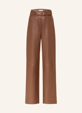 Mrs & Hugs Lederhose braun