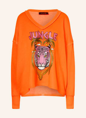 Miss Goodlife Oversized-Sweatshirt orange