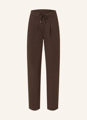 Monari Jerseyhose Im Jogging-Stil braun