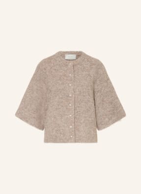 Neo Noir Strickjacke Amaya Mit 3/4-Arm beige