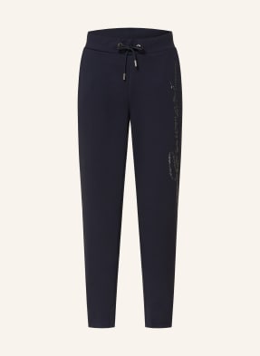 Monari Sweatpants Mit Schmucksteinen blau