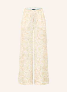 Versace Marlenehose Aus Seide gold