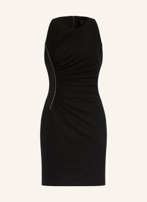 Versace Koktejlové Šaty Z Jersey S Ozdobnými Kameny černá