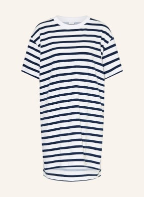 Mey Noční Košile Série Breezy Stripes bílá / tmavě modrá