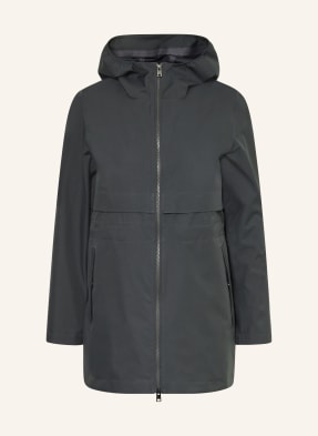 Woolrich 3V1 Parka tmavě šedá / hnědá