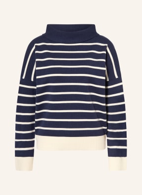 Phase Eight Svetr Salima tmavě modrá / bílá