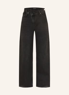 Allsaints Wide Leg Jeans Aki schwarz