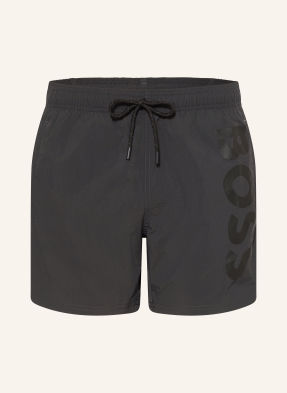 Boss Badeshorts Octopus grau