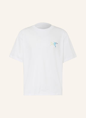 Arc'teryx Tričko Kragg bílá / neonově zelená / modrá
