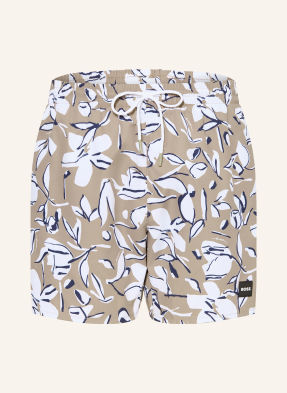Boss Badeshorts Piranha braun