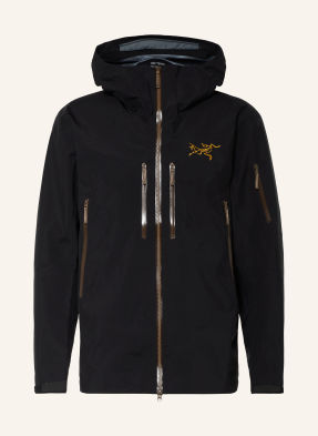 Arc'teryx Hardshell Lyžařská Bunda Rush černá / khaki