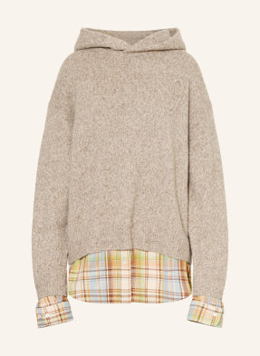 Acne Studios Svetr S Alpakou světle šedá