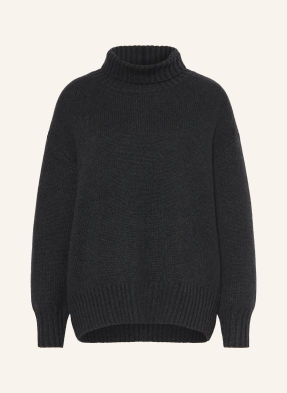 Ftc Cashmere Svetr S Rolákem Z Kašmíru tmavě šedá