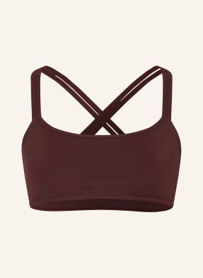 Mymarini Bustier Horní Díl Bikin Sunny Top Swim Apparel tmavě hnědá