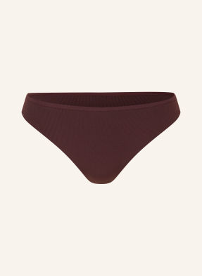 Mymarini Basic Bikinové Kalhotky Swim Apparel Pro Vnější Stranu tmavě hnědá