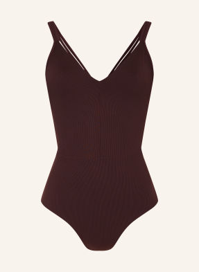 Mymarini Plavky Vacationbody Swim Apparel tmavě hnědá