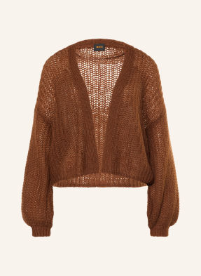 Boss Strickjacke Furgovia Mit Mohair braun