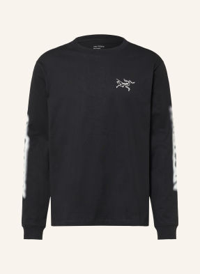 Arc'teryx Tričko S Dlouhým Rukávem Kragg černá / bílá