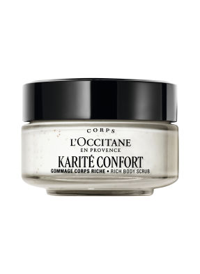 L'occitane Karité Confort Shea Výživný tělový peeling 200 ml