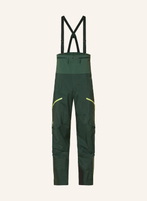 Arc'teryx Hardshell Lyžařské Kalhoty Rush Bib tmavě zelená