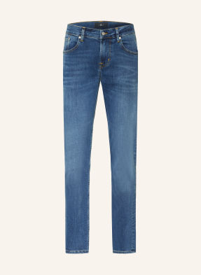 7 For All Mankind Džíny Slimmy Tapered Extra Slim Fit 47s mid blue