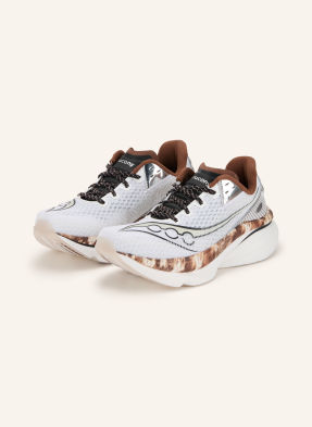 Saucony Běžecké Boty Endorphin Azura bílá / stříbrná / hnědá