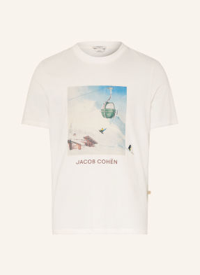 Jacob Cohen Tričko krémová / zelená / modrá