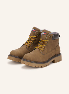 Tommy Hilfiger Schnürboots braun