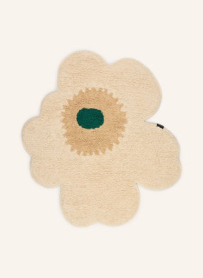 Marimekko Koupelnová Předložka Unikko béžová / krémová / tmavě zelená