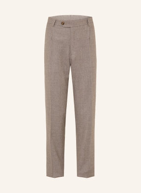 Fioroni Flanelové Kalhoty Extra Slim Fit šedá