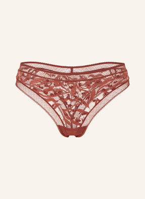 Eres Kalhotky String Pistil tmavě červená