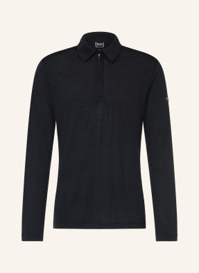 Super.Natural Funkční Polokošile S Merino Vlnou černá
