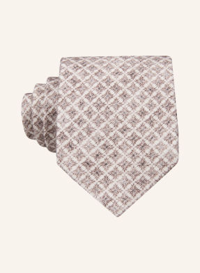 Prince Bowtie Kravata béžová / hnědá